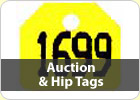 Auction & Hip Tags