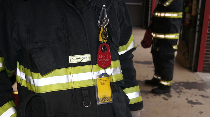 Firefighter Accountability System Tag