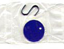 Strip Packaging<br />One tag and one attachment sealed in a plastic bag in strips of 100.<br />$12.00 per 100
