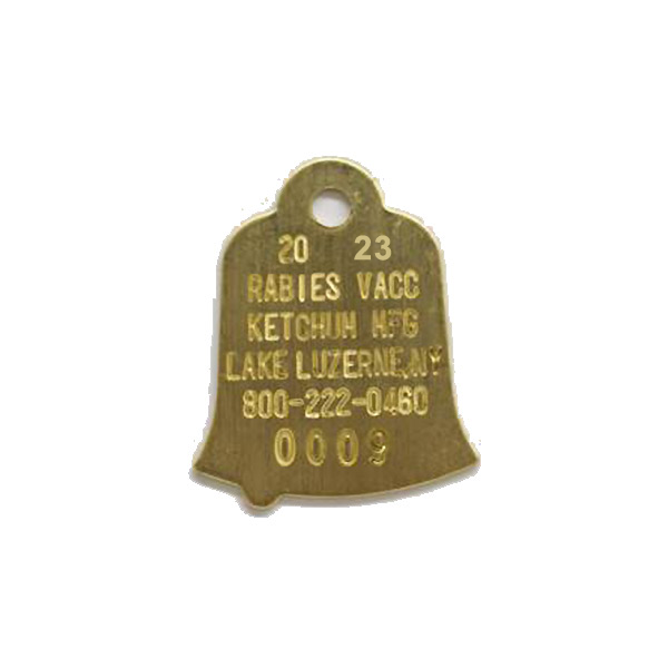 2023 Brass Rabies Tag Ketchum Mfg. Co. Inc.