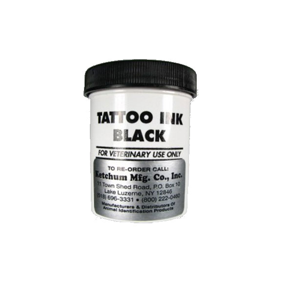 Animal tattoo ink black