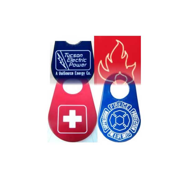 Custom nylon logo tags