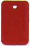 View: Rectangle #121 Plain Aluminum<br/>7/8" x 1-3/8"