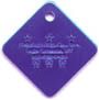 Diamond Shaped ID Tags for Dogs & Cats