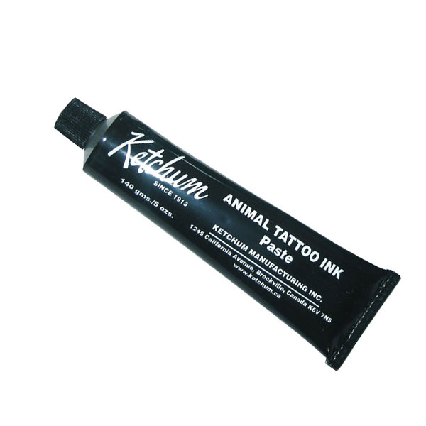 Ketchum Animal Tattoo Ink - Black Paste 5oz.